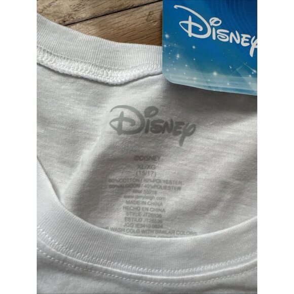Disney Mickey Mouse Girls T-Shirt White Size XL - Picture 3 of 4